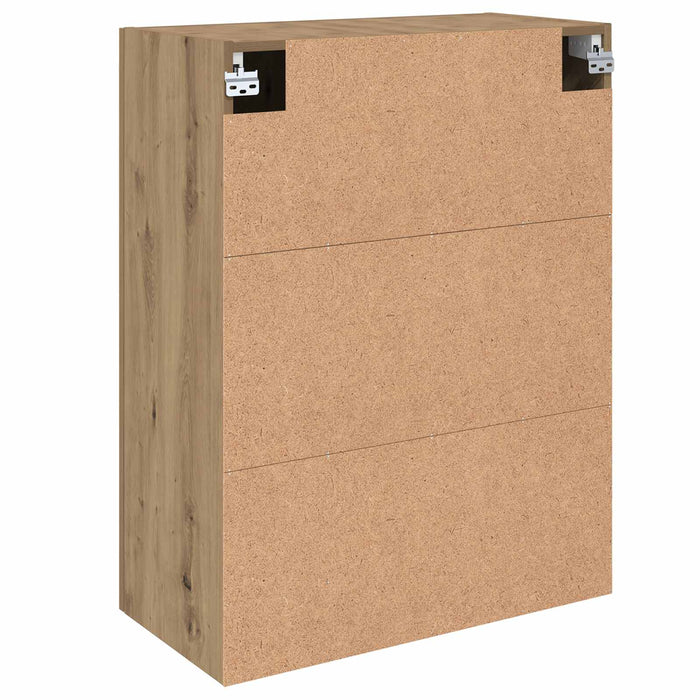Dulap montat pe perete 2 pcs Stejar Artizanal 69,5 x 34 x 90 cm - WALTI WALTI