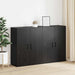 Dulap montat pe perete 2 pcs Stejar Negru 69,5 x 34 x 90 cm - WALTI WALTI