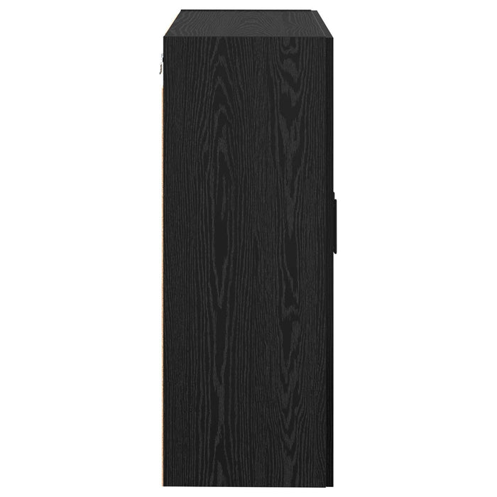 Dulap montat pe perete 2 pcs Stejar Negru 69,5 x 34 x 90 cm - WALTI WALTI