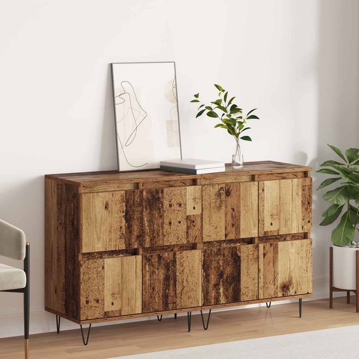 Bufeturi 2 pcs Lemn vechi - WALTI WALTI