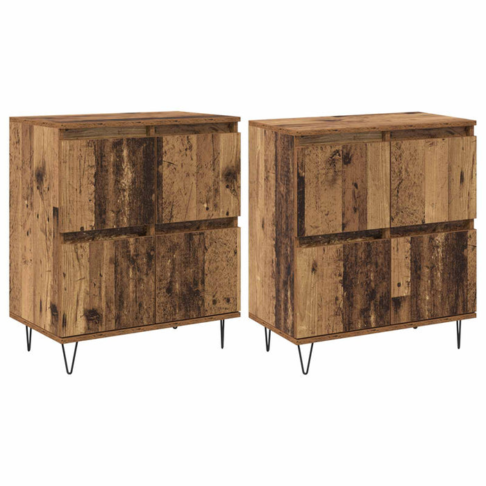 Bufeturi 2 pcs Lemn vechi - WALTI WALTI