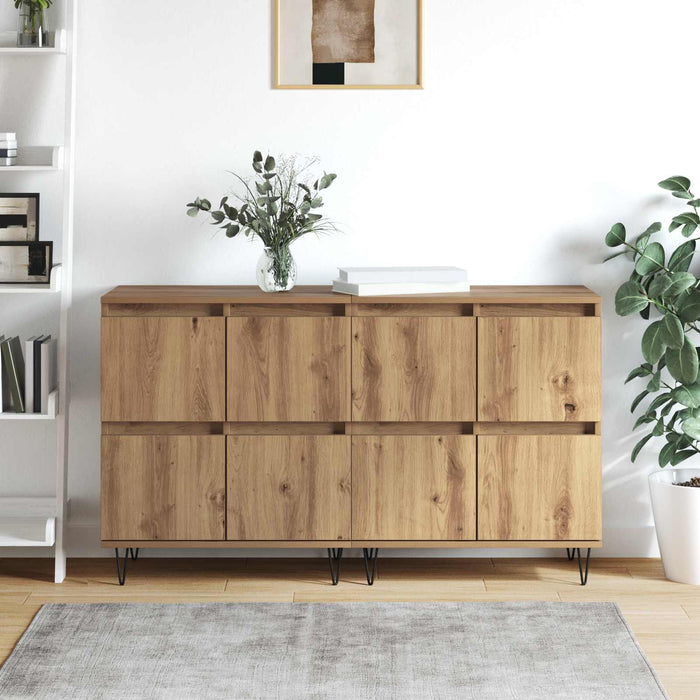 Bufeturi 2 pcs stejar artizanal - WALTI WALTI