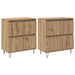 Bufeturi 2 pcs stejar artizanal - WALTI WALTI