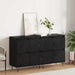 Bufeturi 2 pcs Stejar negru - WALTI WALTI