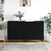 Bufeturi 2 pcs Stejar negru - WALTI WALTI