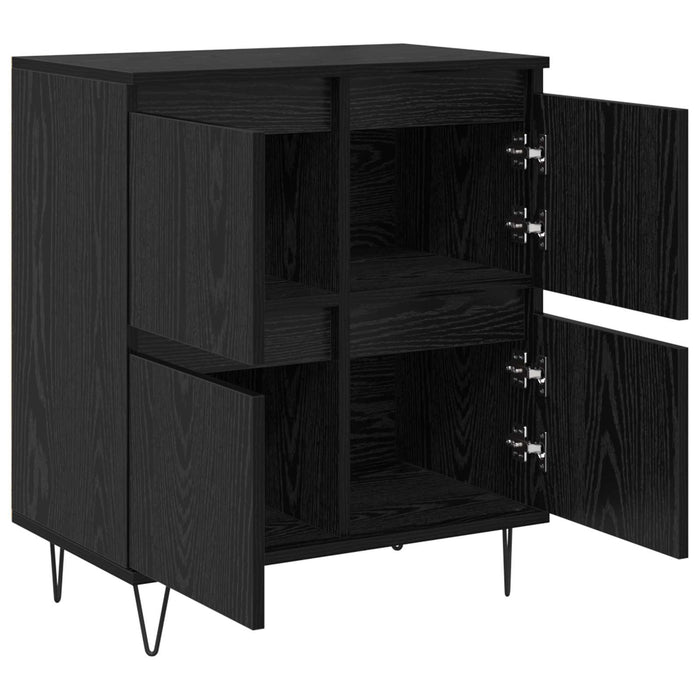 Bufeturi 2 pcs Stejar negru - WALTI WALTI