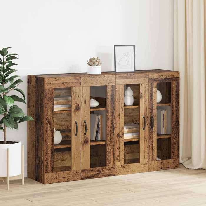 Mobilier cu Montaj pe Perete 2 pcs Lemn vechi 69,5 x 34 x 90 cm - WALTI WALTI