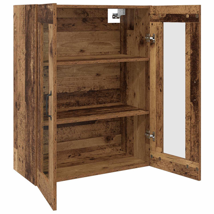 Mobilier cu Montaj pe Perete 2 pcs Lemn vechi 69,5 x 34 x 90 cm - WALTI WALTI