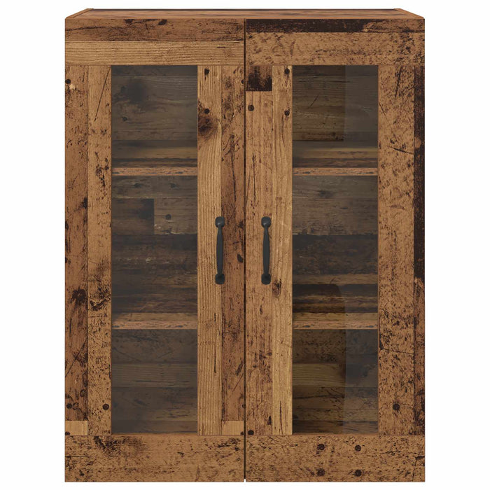 Mobilier cu Montaj pe Perete 2 pcs Lemn vechi 69,5 x 34 x 90 cm - WALTI WALTI