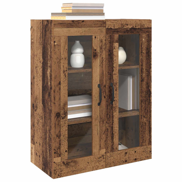 Mobilier cu Montaj pe Perete 2 pcs Lemn vechi 69,5 x 34 x 90 cm - WALTI WALTI