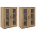 Mobilier cu Montaj pe Perete 2 pcs stejar artizanal - WALTI WALTI
