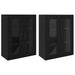 Mobilier cu Montaj pe Perete 2 pcs Stejar negru - WALTI WALTI