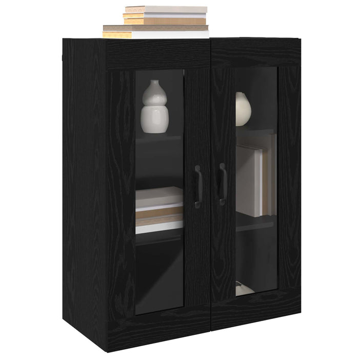 Mobilier cu Montaj pe Perete 2 pcs Stejar negru - WALTI WALTI