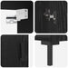 Bufet Pe perete Stejar negru 69,5 x 34 x 180 cm Lemn compozit - WALTI WALTI