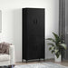 Bufet Pe perete Stejar negru 69,5 x 34 x 180 cm Lemn compozit - WALTI WALTI