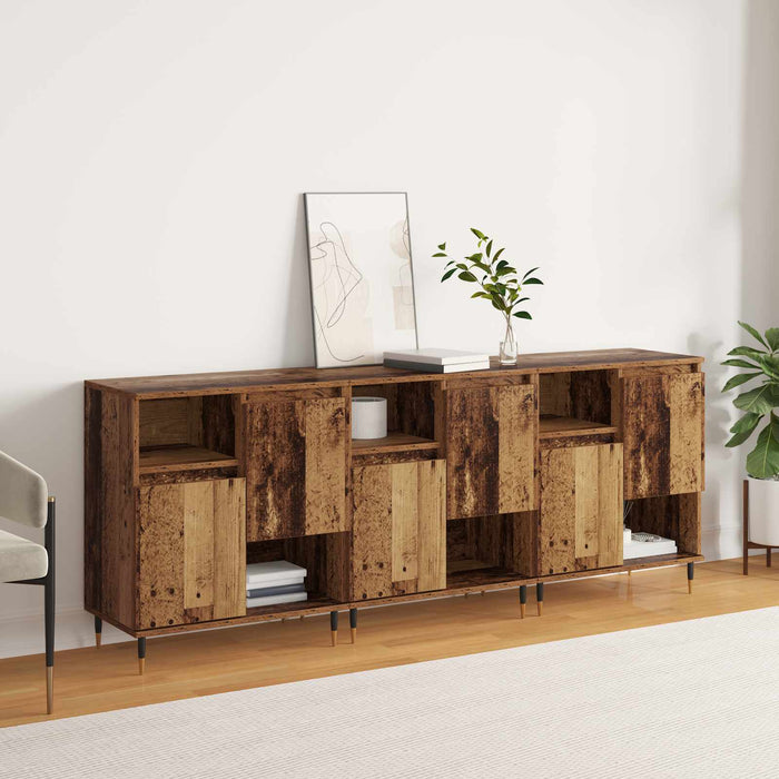 Bufeturi 3 pcs Lemn vechi - WALTI WALTI