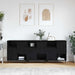 Bufeturi 3 pcs Stejar Negru - WALTI WALTI