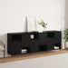 Bufeturi 3 pcs Stejar Negru - WALTI WALTI