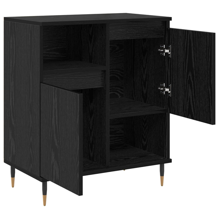 Bufeturi 3 pcs Stejar Negru - WALTI WALTI