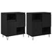 Bufet 2 pcs Stejar Negru 60 x 35 x 70 cm - WALTI WALTI
