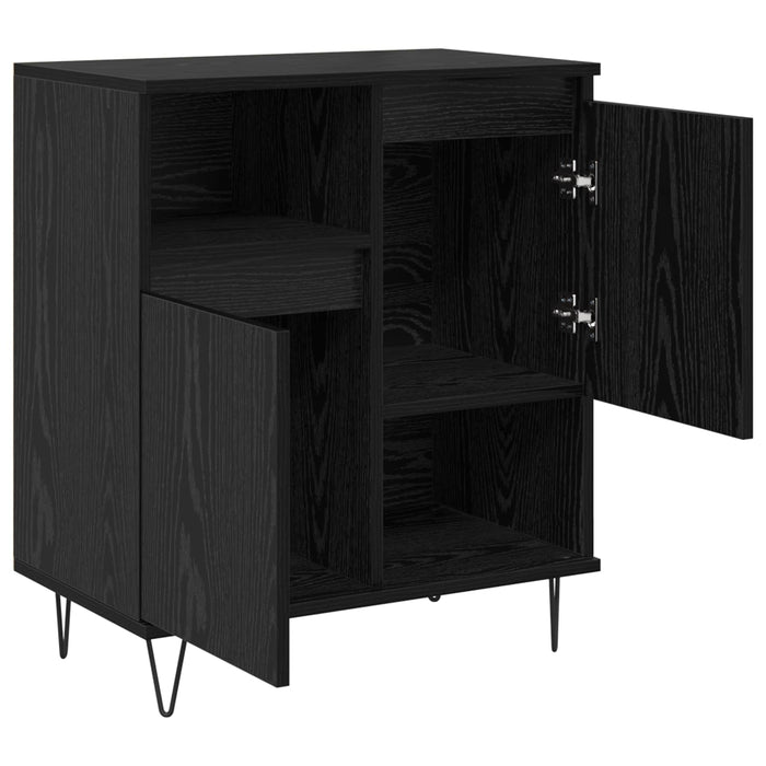 Bufet 2 pcs Stejar Negru 60 x 35 x 70 cm - WALTI WALTI