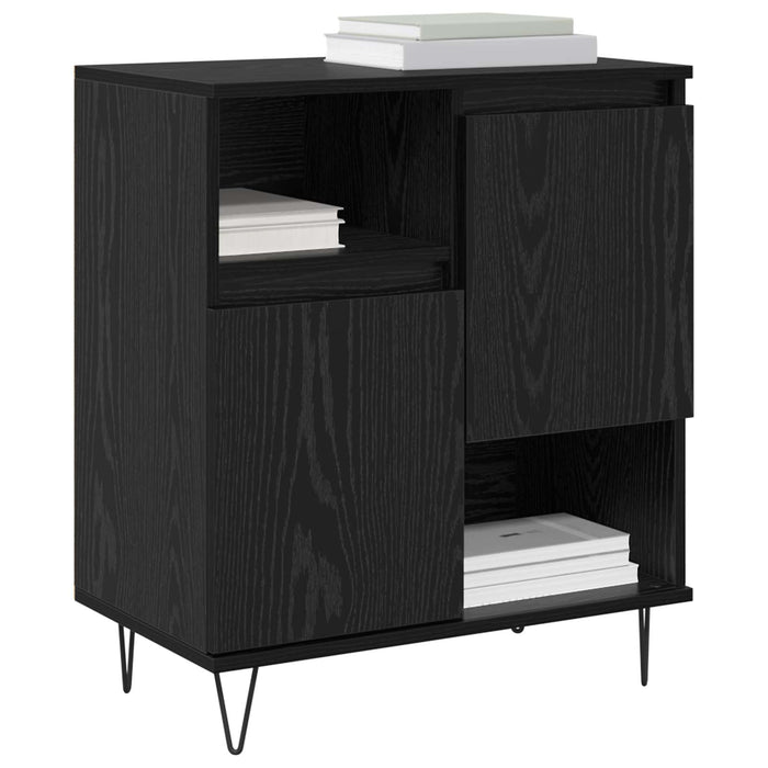 Bufet 2 pcs Stejar Negru 60 x 35 x 70 cm - WALTI WALTI