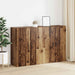 Dulap montat pe perete 2 pcs Lemn vechi 69,5 x 34 x 90 cm - WALTI WALTI