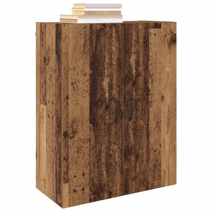 Dulap montat pe perete 2 pcs Lemn vechi 69,5 x 34 x 90 cm - WALTI WALTI