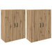 Dulap montat pe perete 2 pcs Stejar Artizanal 69,5 x 34 x 90 cm - WALTI WALTI