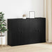 Dulap montat pe perete 2 pcs Stejar Negru 69,5 x 34 x 90 cm - WALTI WALTI