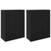 Dulap montat pe perete 2 pcs Stejar Negru 69,5 x 34 x 90 cm - WALTI WALTI