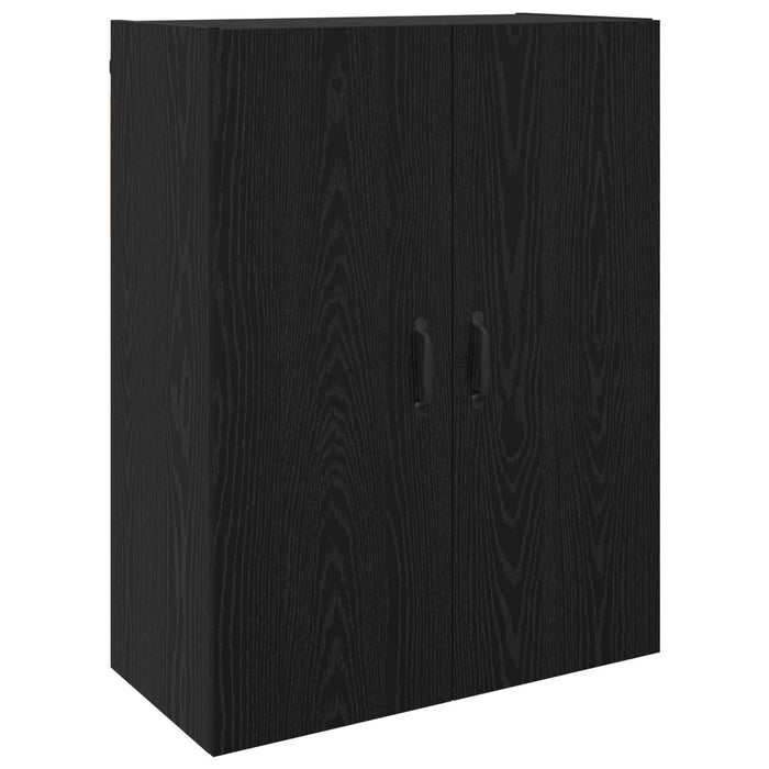 Dulap montat pe perete 2 pcs Stejar Negru 69,5 x 34 x 90 cm - WALTI WALTI