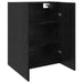 Dulap montat pe perete 2 pcs Stejar Negru 69,5 x 34 x 90 cm - WALTI WALTI