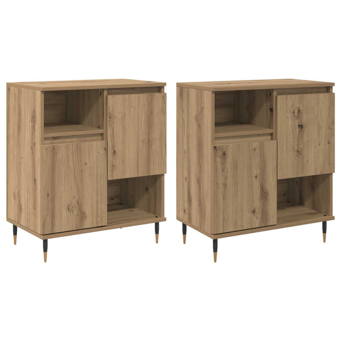 Bufeturi 2 pcs stejar artizanal - WALTI WALTI