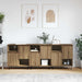 Bufet 3 pcs Stejar Artizanal 60 x 35 x 70 cm - WALTI WALTI