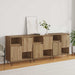 Bufet 3 pcs Stejar Artizanal 60 x 35 x 70 cm - WALTI WALTI