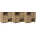 Bufet 3 pcs Stejar Artizanal 60 x 35 x 70 cm - WALTI WALTI