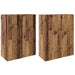 Dulap montat pe perete 2 pcs Lemn vechi 69,5 x 34 x 90 cm - WALTI WALTI