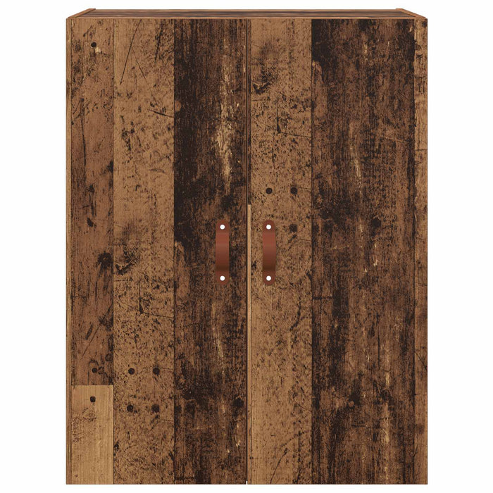 Dulap montat pe perete 2 pcs Lemn vechi 69,5 x 34 x 90 cm - WALTI WALTI