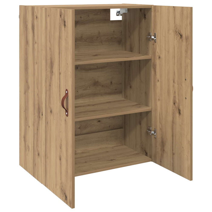 Dulap montat pe perete 2 pcs Stejar Artizanal 69,5 x 34 x 90 cm - WALTI WALTI