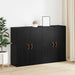 Dulap montat pe perete 2 pcs Stejar Negru 69,5 x 34 x 90 cm - WALTI WALTI