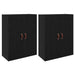 Dulap montat pe perete 2 pcs Stejar Negru 69,5 x 34 x 90 cm - WALTI WALTI