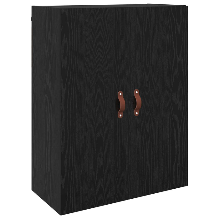 Dulap montat pe perete 2 pcs Stejar Negru 69,5 x 34 x 90 cm - WALTI WALTI
