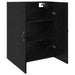 Dulap montat pe perete 2 pcs Stejar Negru 69,5 x 34 x 90 cm - WALTI WALTI