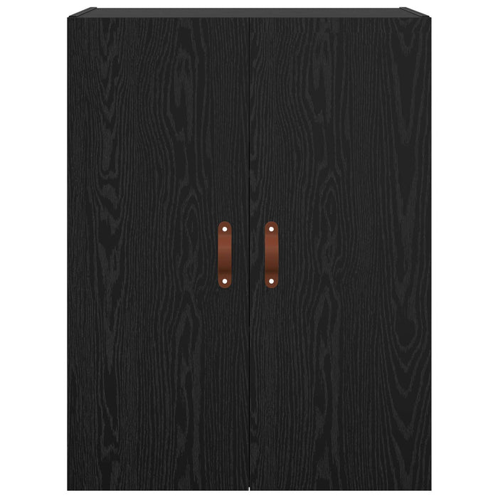 Dulap montat pe perete 2 pcs Stejar Negru 69,5 x 34 x 90 cm - WALTI WALTI