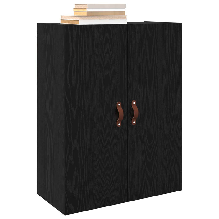 Dulap montat pe perete 2 pcs Stejar Negru 69,5 x 34 x 90 cm - WALTI WALTI