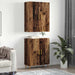 Bufet Pe perete Lemn vechi 69,5 x 34 x 180 cm Lemn compozit - WALTI WALTI