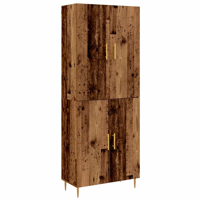 Bufet Pe perete Lemn vechi 69,5 x 34 x 180 cm Lemn compozit - WALTI WALTI
