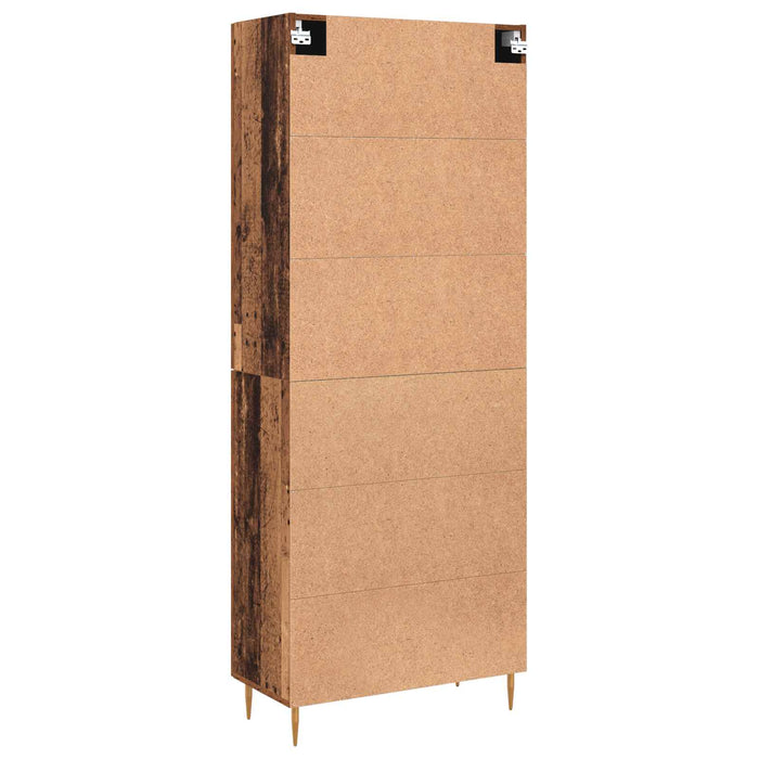 Bufet Pe perete Lemn vechi 69,5 x 34 x 180 cm Lemn compozit - WALTI WALTI