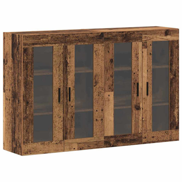 Mobilier cu Montaj pe Perete 2 pcs Lemn vechi 69.5 x 34 x 90 cm - WALTI WALTI